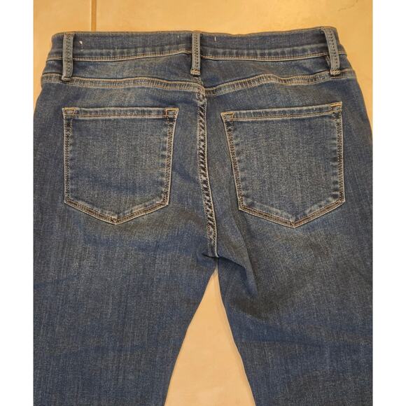 Frame Le Garcon Straight Leg Stretch Jeans, Lupine Grind, Size 26 - Picture 9 of 9